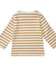 Ochre Breton Stripe Top
