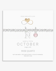 Birthstone & Initial Letter Personalised Charm Bracelet
