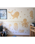 Wooden Wall Decoration - Octopus