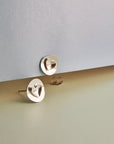 Official Yeo Valley Silver Heart Earrings