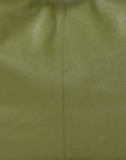 Olive Green Leather Shoulder Hobo Bag Brix and Bailey Ethical Brand