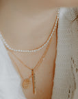Versatile Freshwater Pearl Necklace – Elegant & Hypoallergenic by Olla at www.brixbailey.com