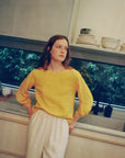 Roxane Linen Blouse - Marigold