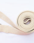 D-ring Handwoven cotton yoga Strap - 6'-3