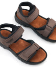 Tiidu Leather Sandals - Brown
