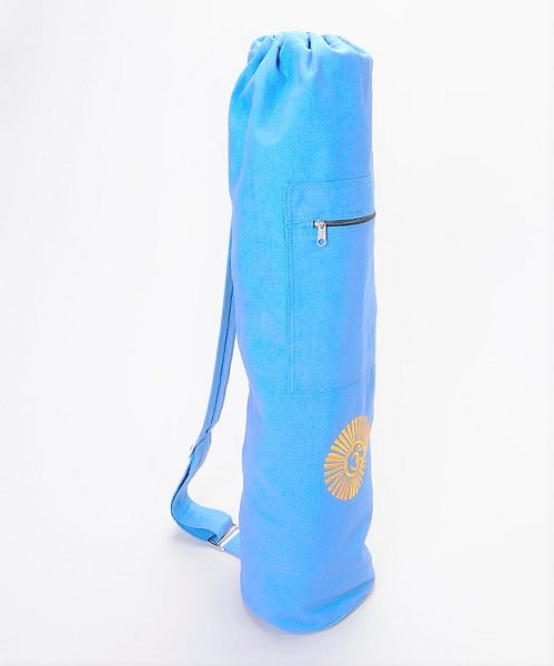 Yoga Mat Duffel Bag with Embroidered OM Design