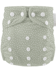 One Size All-In-One Reusable Cloth Nappy - Dottie - Sage