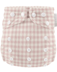 One Size All-In-One Reusable Cloth Nappy - Rose Gingham