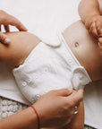 One Size Bamboo Cotton Bedtime Pearl Reusable Cloth Nappy