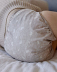 One Size Reusable Cloth Nappy Wrap - Gingham Taupe