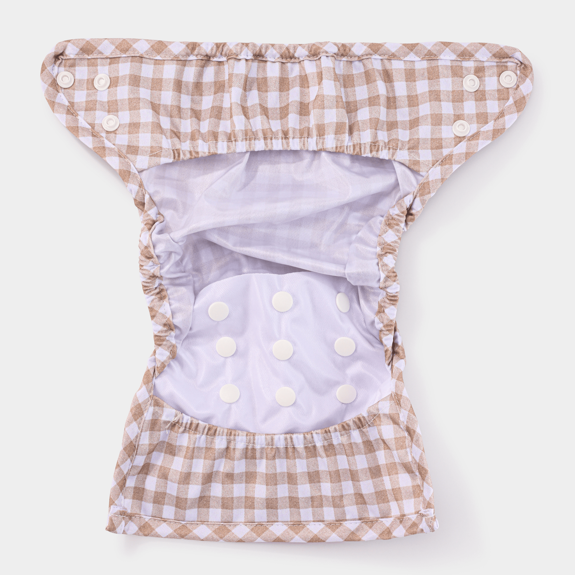 One Size Reusable Cloth Nappy Wrap - Grey Mist