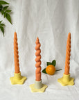 Spiral Taper Candles  Bundle of 4