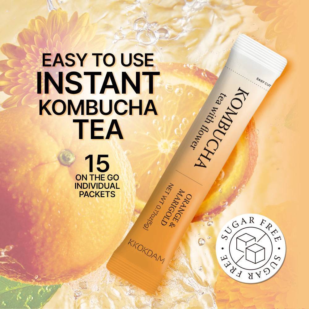 [Orange&amp;Marigold] Flower Kombucha Tea 1 Box (15 packets)