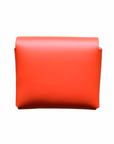 Handmade Leather Simple Coin Purse - Orange