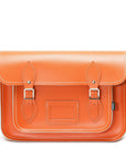 Handmade Leather Satchel - Orange