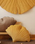 Organic Cotton Velvet Ginkgo Leaf Playmat Yellow