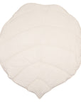 Organic Cotton and Linen Leaf Playmat Powder Pink