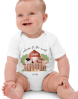 Welcome to the World Farm Animals (Personalised Name Bodysuit)