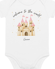 Welcome to the World Princess Castle (Personalised Name Bodysuit)
