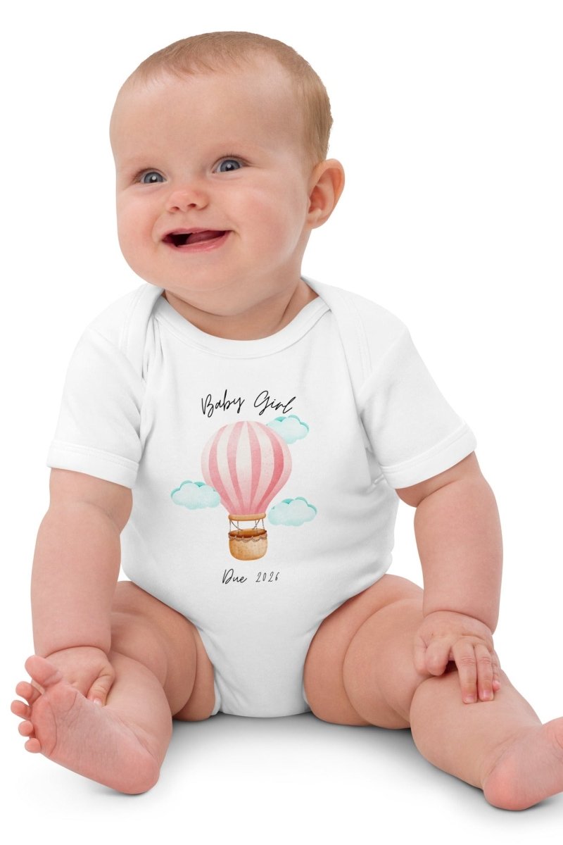 Baby Girl Due (Personalised Name Bodysuit)