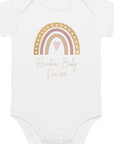 Neutral Rainbow Baby Due Bodysuit
