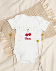 Cherry Personalised Bodysuit in White