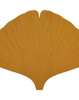 Organic Cotton Ginkgo Leaf Playmat in Mango
