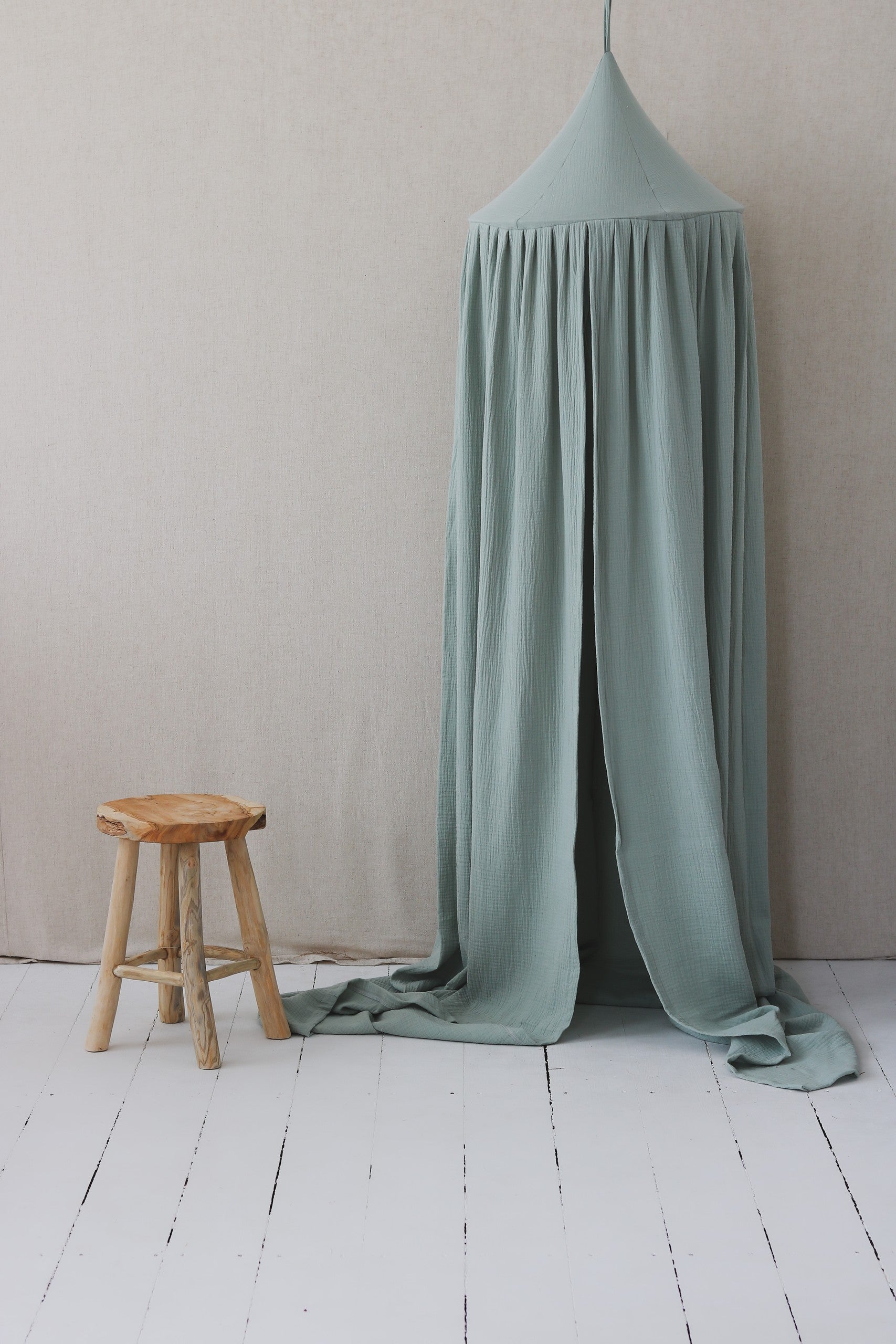 Mint Organic Cotton Hanging Canopy