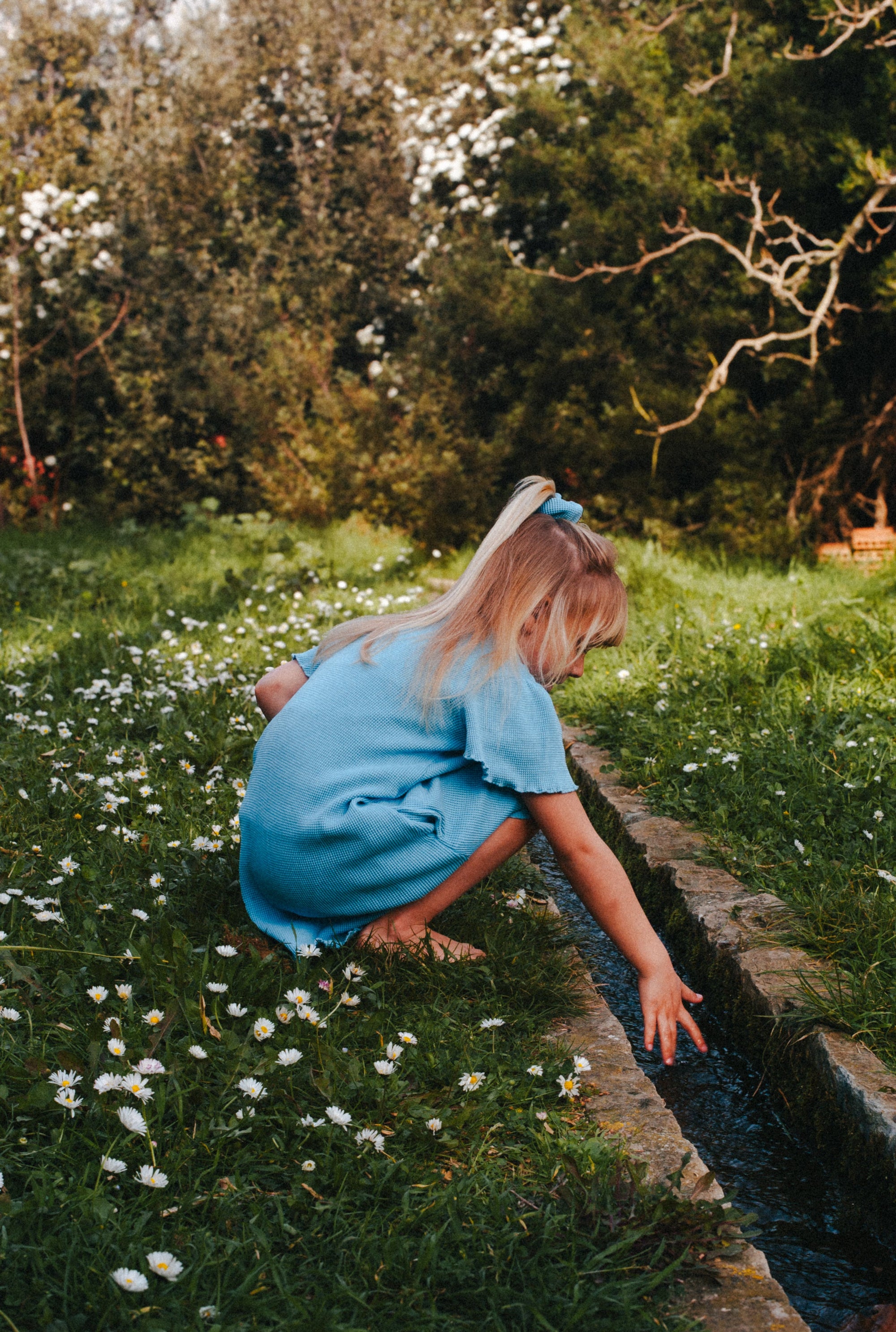 The Daisy Dress - SKY BLUE