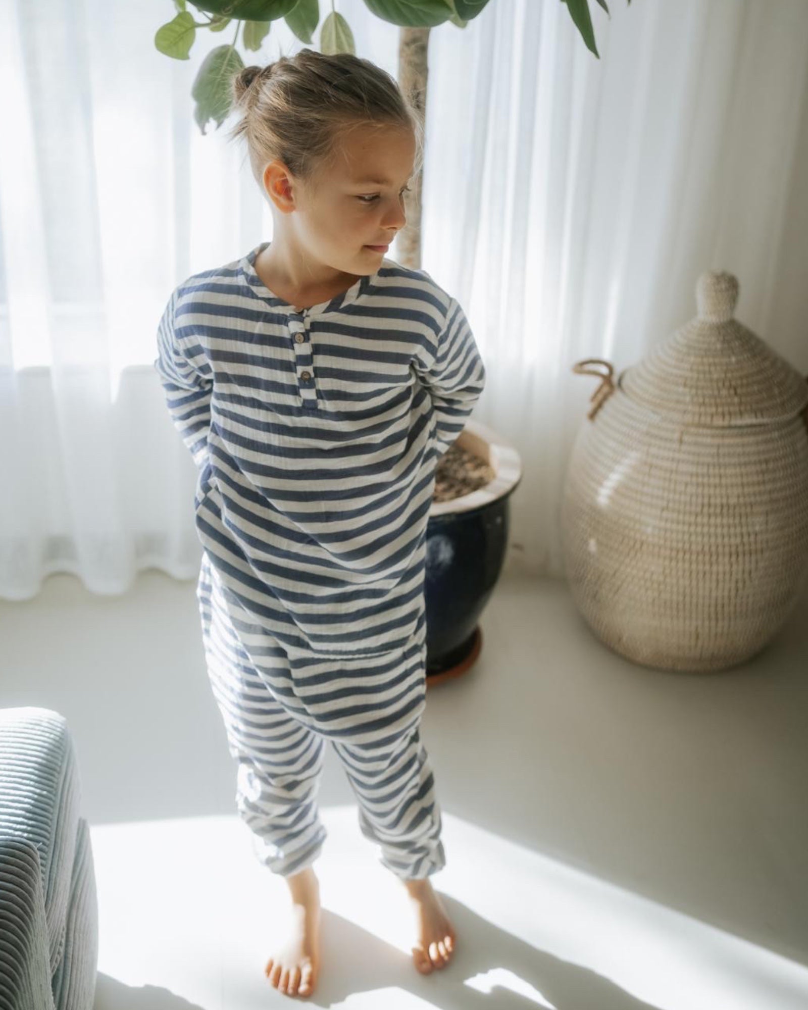 Organic Maritime Striped Shirt