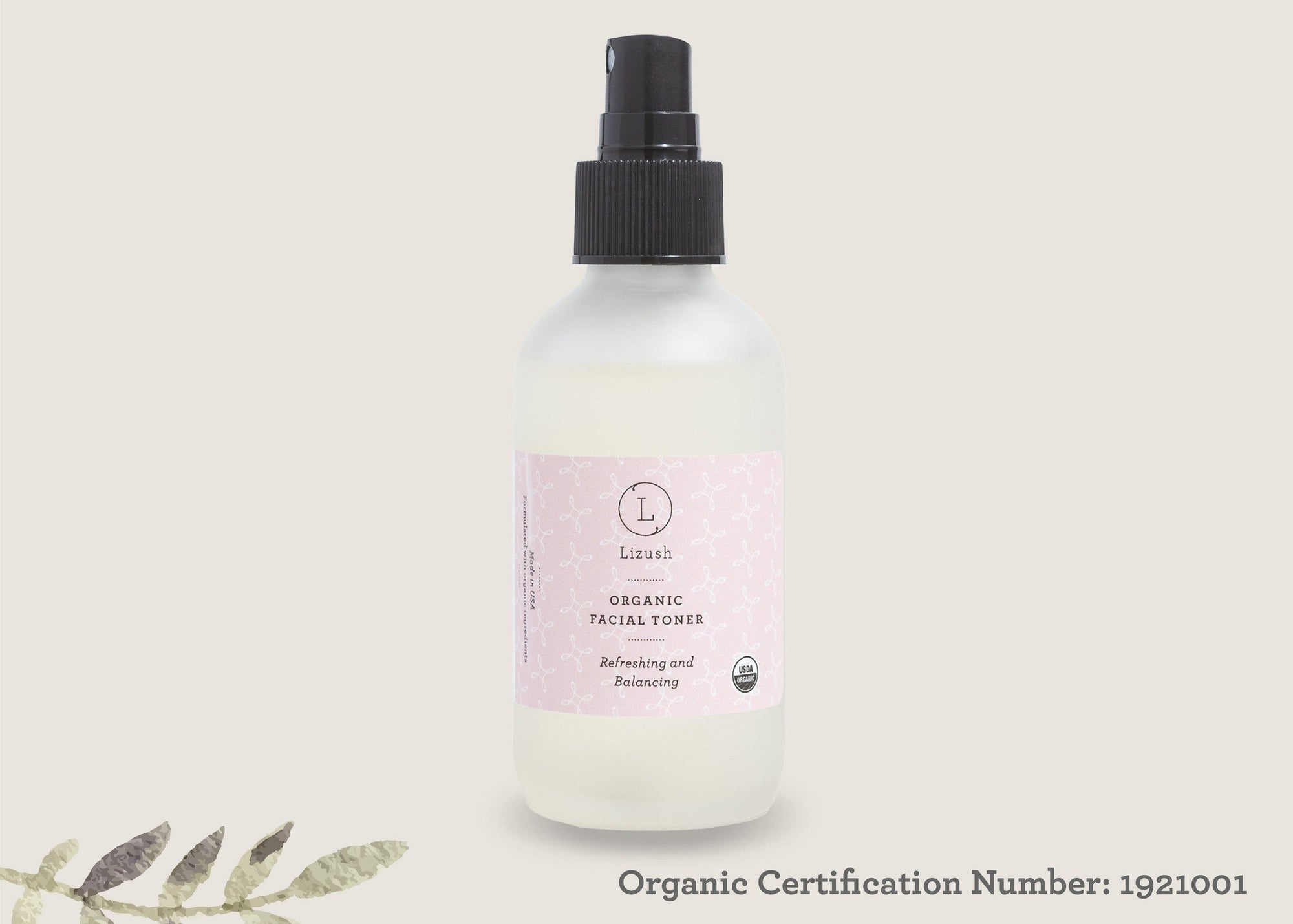 Organic Facial Toner for Glowing Radiant Skin