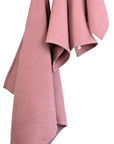 Organic Waffle Cotton Towel in Old Pink
