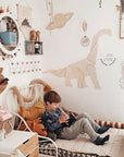Origami Diplodocus Dinosaur – Wooden Wall Decoration, XL