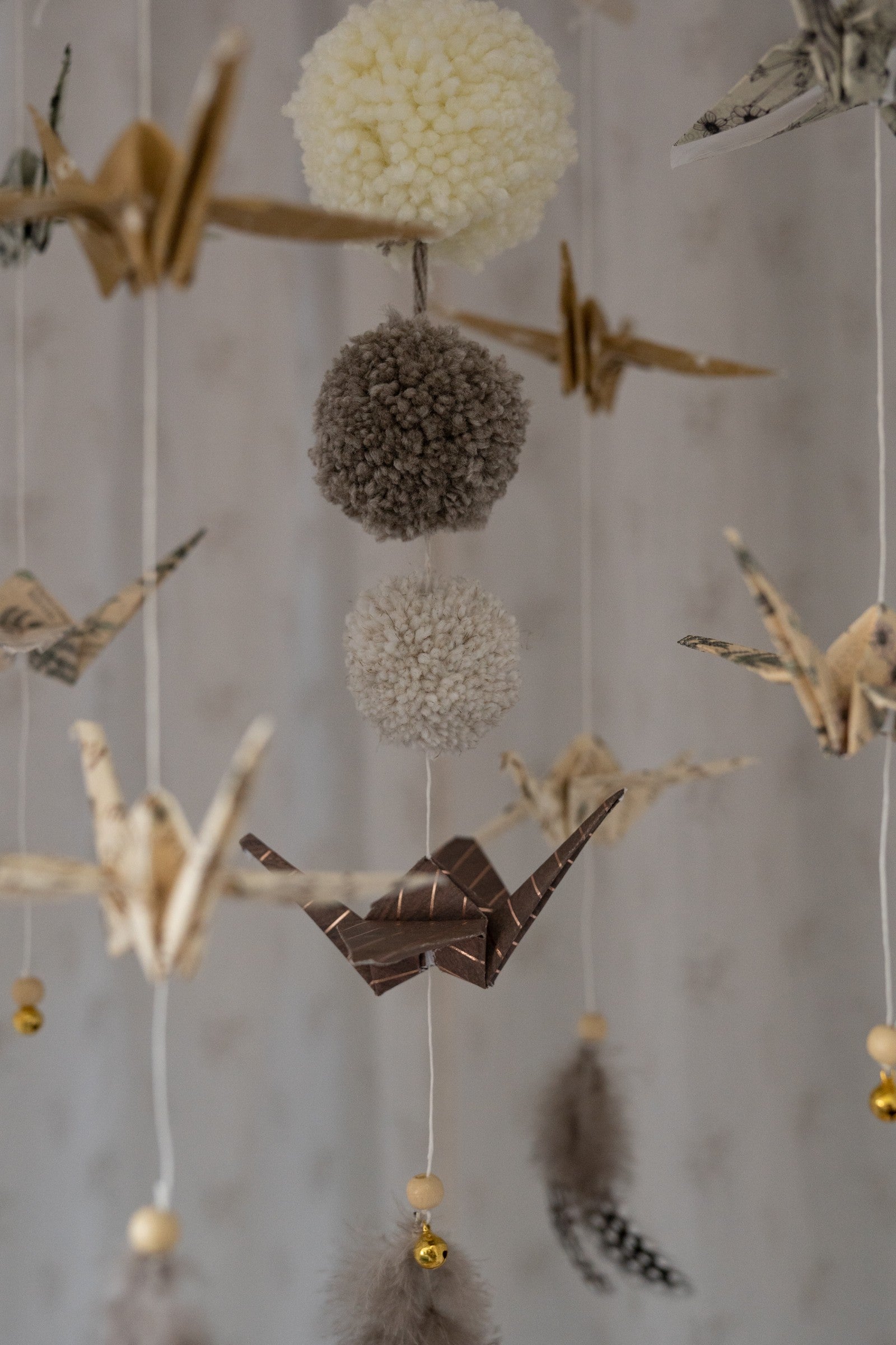 Gold Dust Origami Nursery Mobile