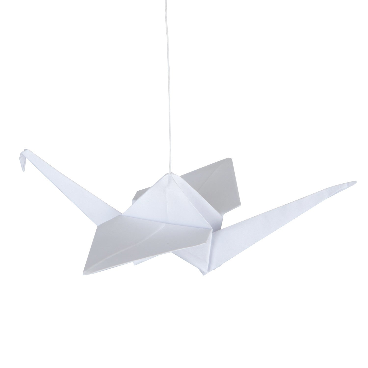 White Handmade Origami Nursery Mobile