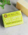Peppermint and Eucalyptus 100% Natural Vegan Plastic-free Solid Shampoo