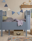 Sebra Baby & Jr Cot Bed, Danish design icon, luxury FSC-certified beech wood, adjustable height, extendable for toddlers by Ella James at brixbailey.com
