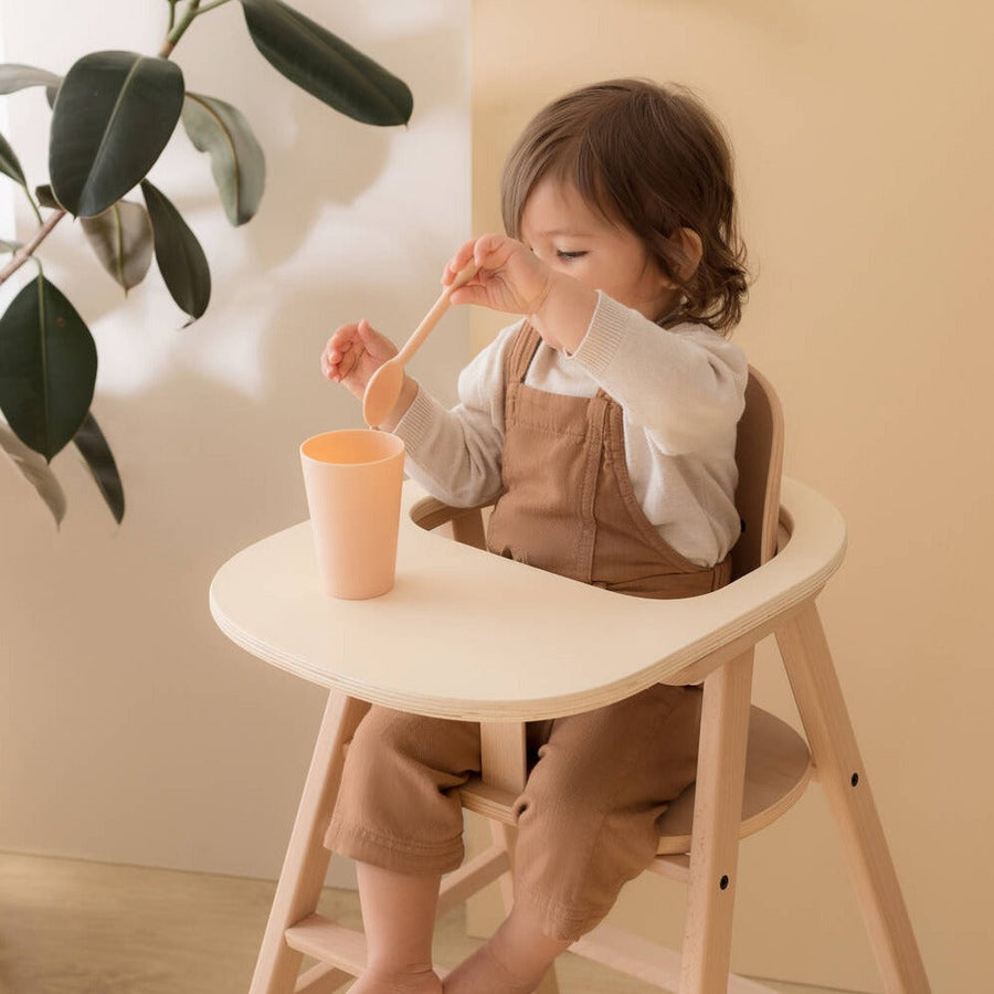 Premium Growing Green 3-in-1 Adjustable Highchair by Nobodinoz, Stylish Organic Cotton Cover, Handcrafted Beechwood Design by Ella James at brixbailey.com