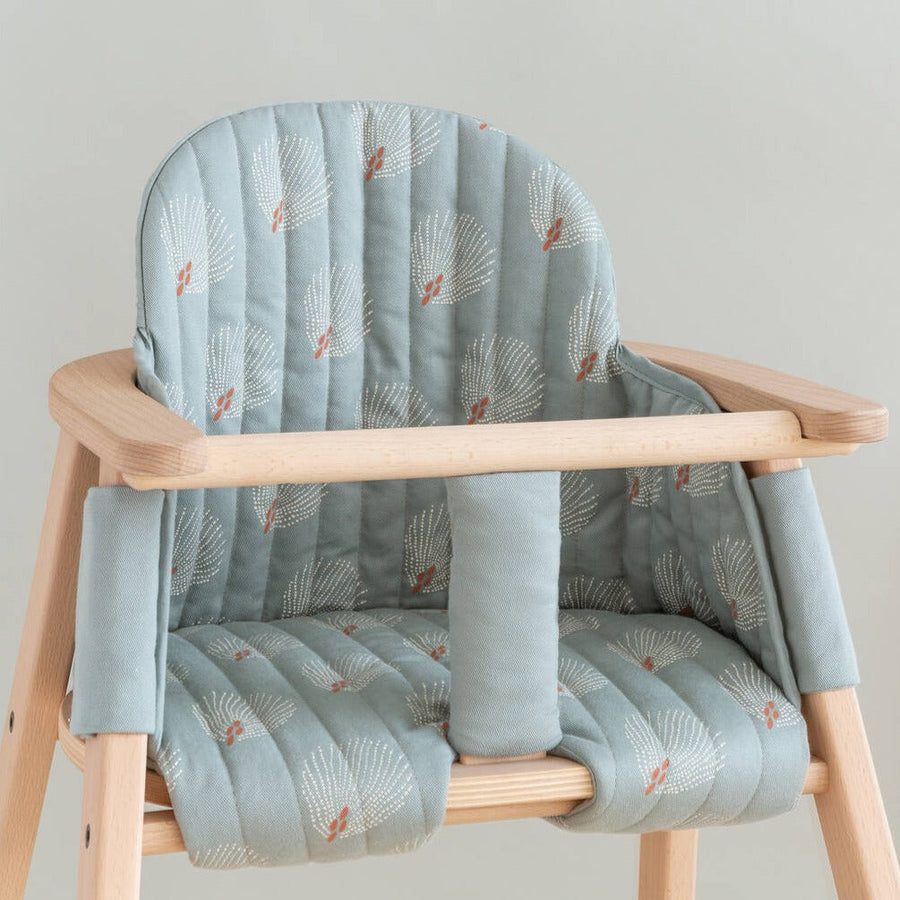 Luxury Growing Green 3-in-1 High Chair by Nobodinoz, premium adjustable beechwood highchair with organic cotton cover, stylish baby to toddler chair by Ella James at brixbailey.com