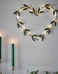 LED Mistletoe Heart