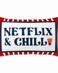 Netflix & Chill Needlepoint Cushion