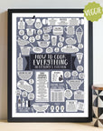 Personalised How To Cook Everything Vegetarian Print