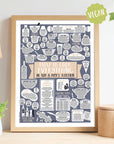 Personalised How To Cook Everything Vegan Print