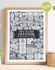 Personalised How To Cook Everything Vegan Print