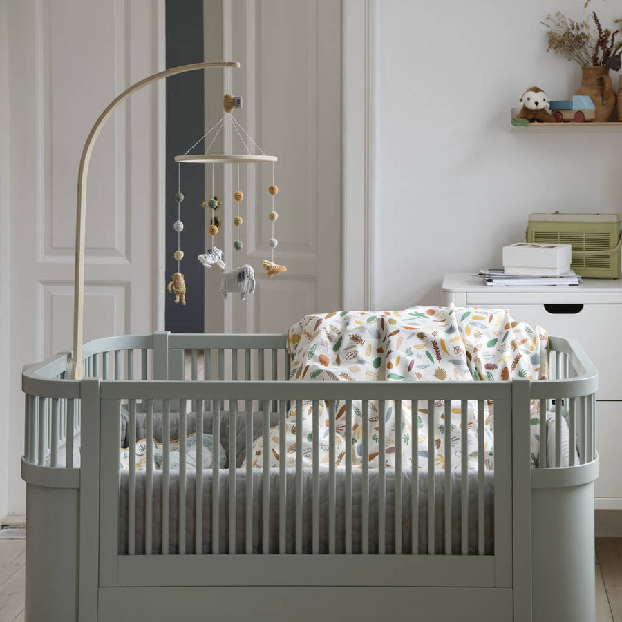 Mist Green Baby & Jr Bed by Sebra