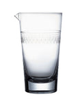 A Mixing Glass with Ovals Design