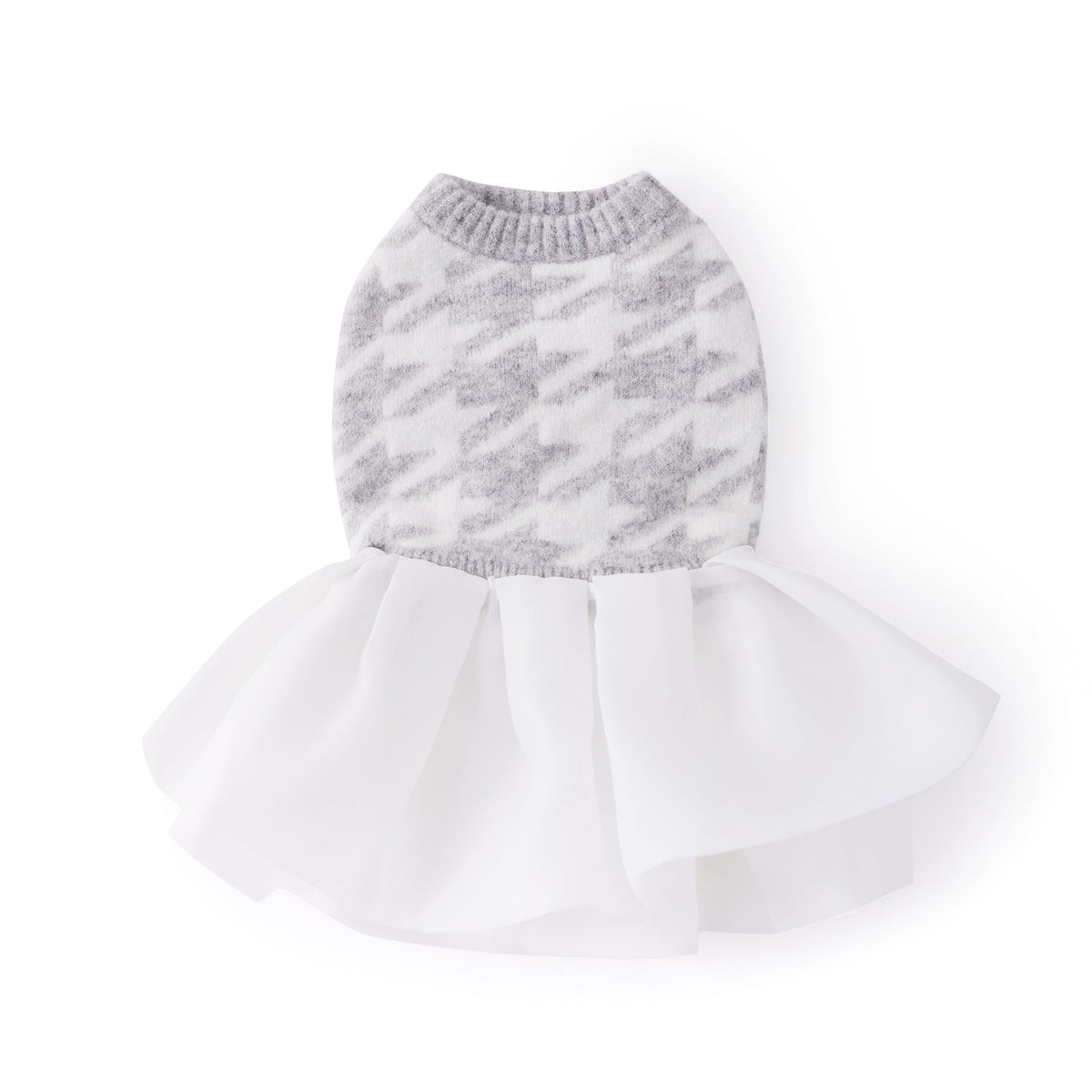 Houndstooth Jumper with Skirt