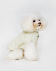 Sleeveless Diamond Lattice Jacket