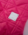 Sleeveless Diamond Lattice Jacket