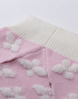Sleeveless Floral Textured Jumper